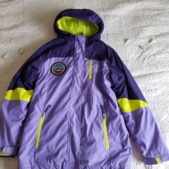 Lands End Girls 2 in 1 jacket - Picture 3 of 11